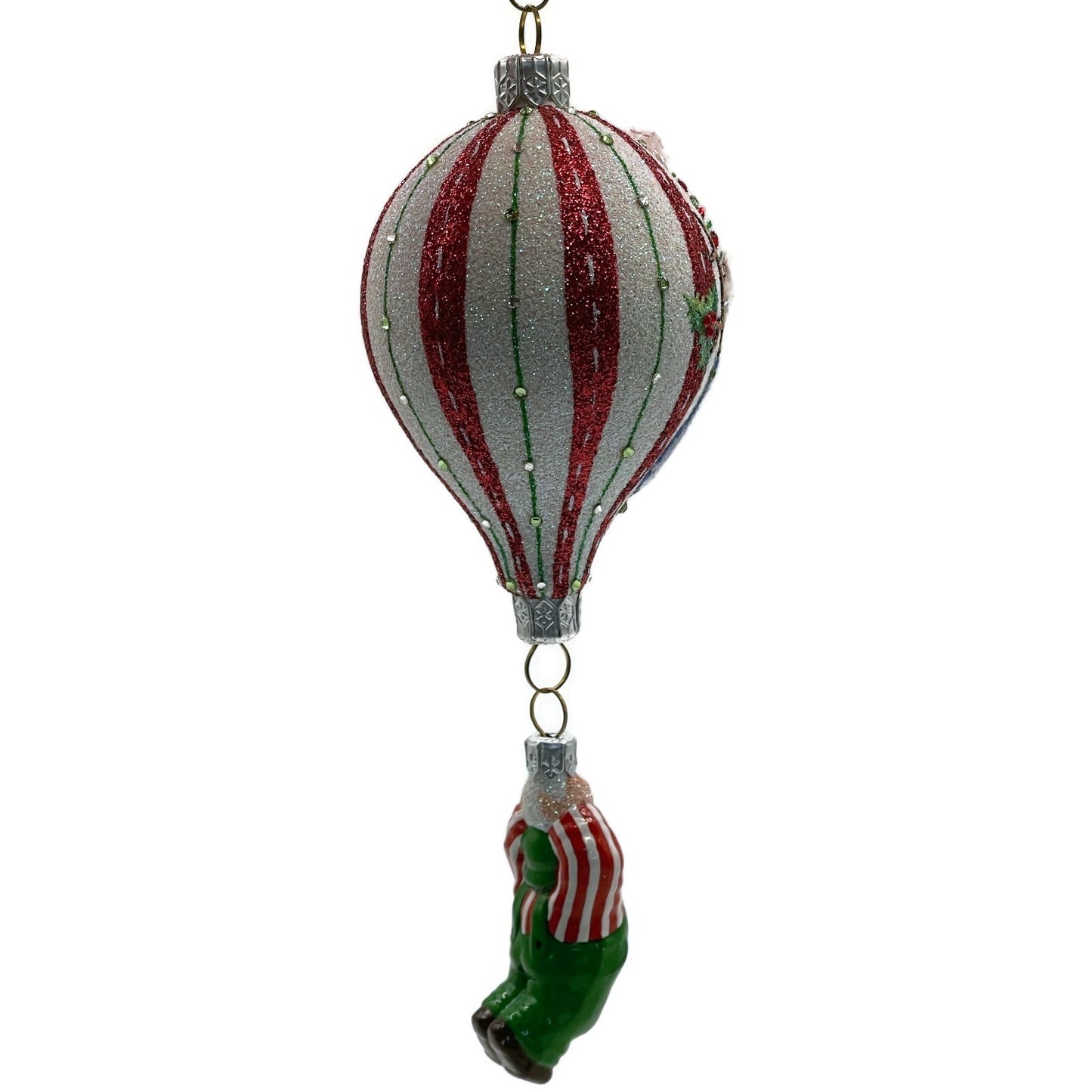 Patricia Breen Ornament Miniature Balloon Boy Snowman Holly Christmas Tree Decor