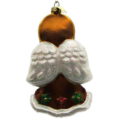 Gingerbread Angel Glass OWC Holiday Christmas Tree Ornament Old World Christmas