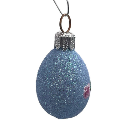 Patricia Breen Miniature Egg Rose Pink Easter Holiday Christmas Tree Ornament