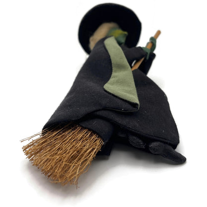 Gladys Boalt Wicked Witch Wizard of Oz Fabric Christmas Tree Ornament Signed