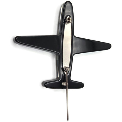 Chanel CC Logo Ski Brooch Black White Gold Snowflake Star Trees 2018 18B Rare