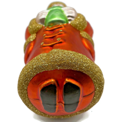 Patricia Breen Trustee Garden Santa Claus Orange Spring Christmas Tree Ornament