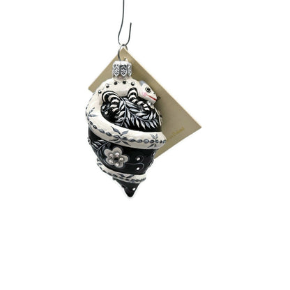 Patricia Breen Topping Chameleon Zalipie Black Spring Christmas Tree Ornament