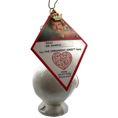 Heartfully Yours Ornament Mr. Whipple Snowman With Hat Christmas Radko Decor