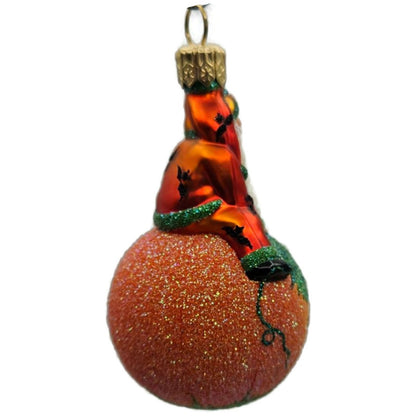 Patricia Breen Halloween Snow Frolic Santa Claus Jack-O-Lantern X-Mas Ornament