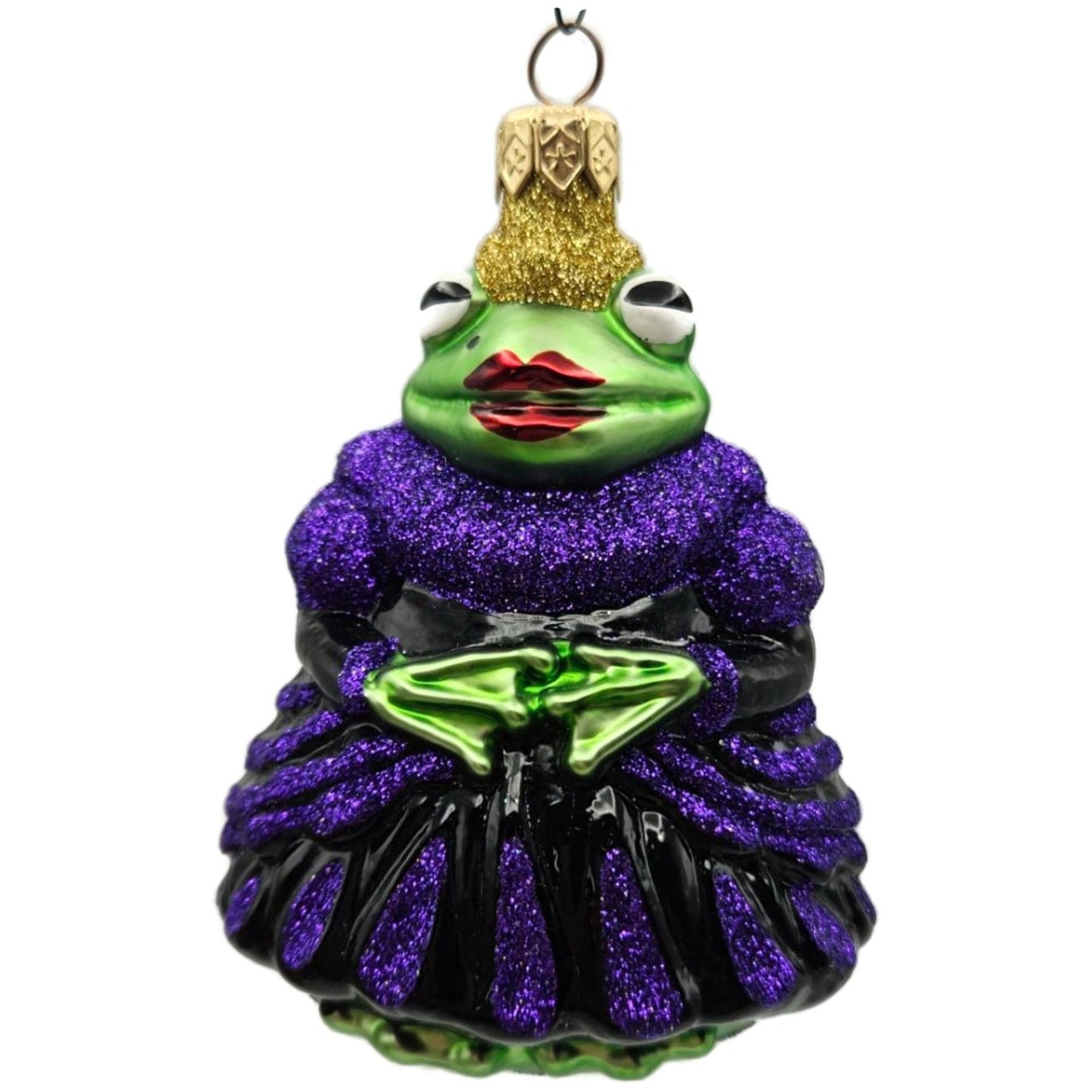 Patricia Breen Halloween Frog Queen Black Purple Christmas Ornament 9715AUC
