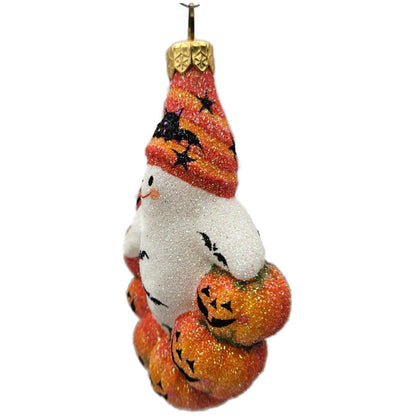 Patricia Breen Jack-o-Wreath Bat Orange Pumpkins Halloween Christmas Ornament