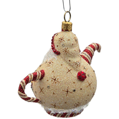 Patricia Breen And Cream Too Gingerbread Santa Snowflakes Christmas Ornament