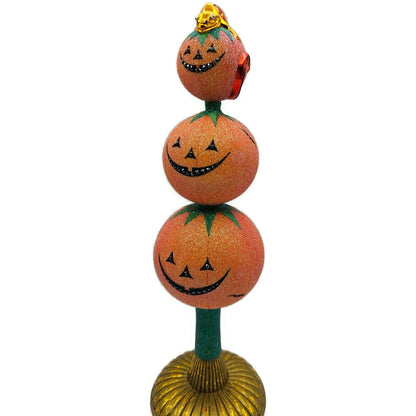 Patricia Breen Chameleon Finial Halloween Pumpkins Jack-O-Lantern Tree Topper