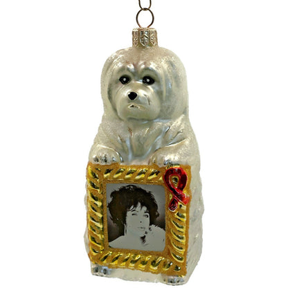 Christopher Radko Sugar Holiday Elizabeth Taylor AIDS Charity Christmas Ornament
