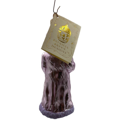 Patricia Breen Ornament Mrs Mouse Lavender Gazette Christmas Decoration 9730