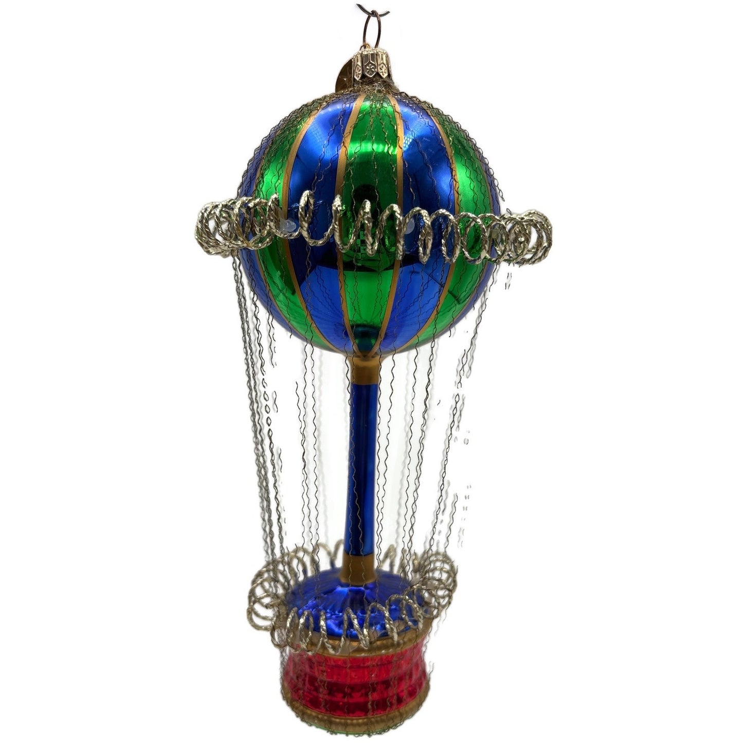 Christopher Radko Cloud Bound Hot Air Balloon Christmas Tree Ornament 01-0951-0