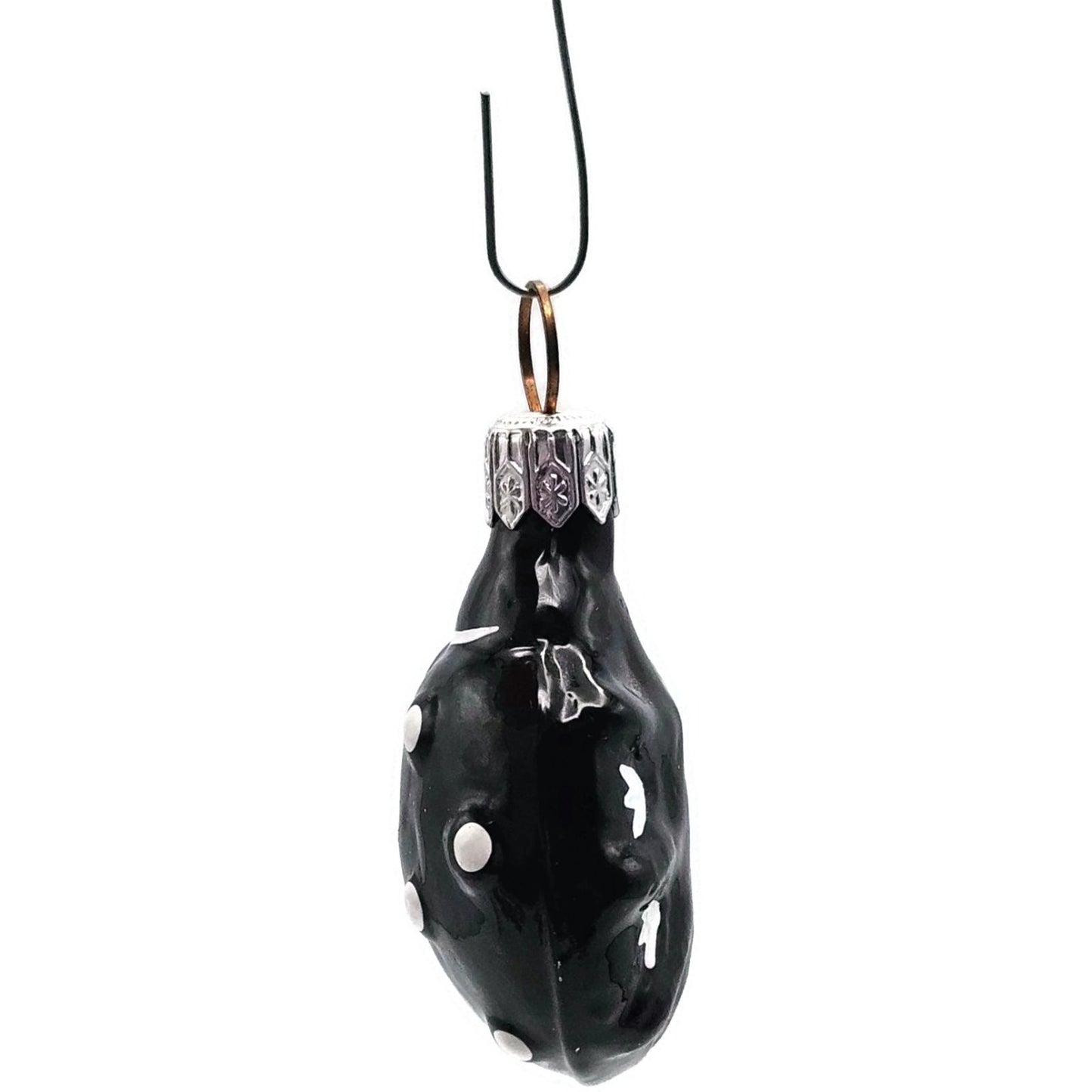 Patricia Breen Ladybug Black White Polka Dots Spring Christmas Tree Ornament