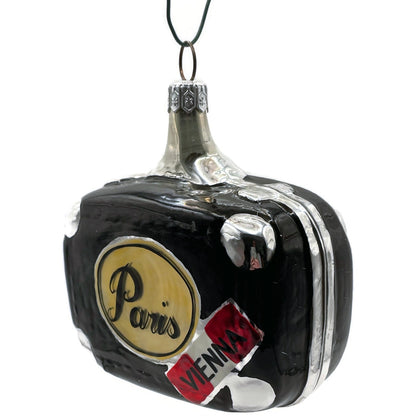 Patricia Breen Valise Black Krakow UK Travel Christmas Holiday Tree Ornament