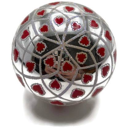 Christopher Radko Petite Many Splendored Heart Valentines Day Ornament 01-0668-0