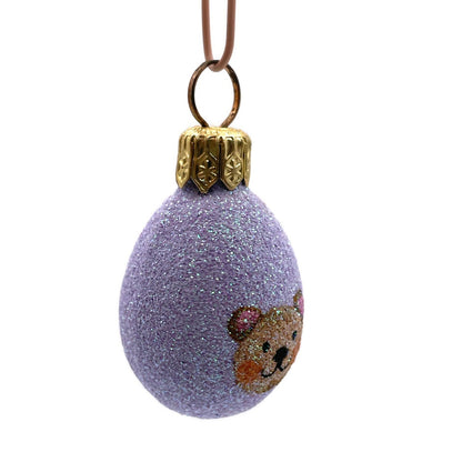 Patricia Breen Miniature Egg Surprise Teddy Bear Easter Christmas Tree Ornament