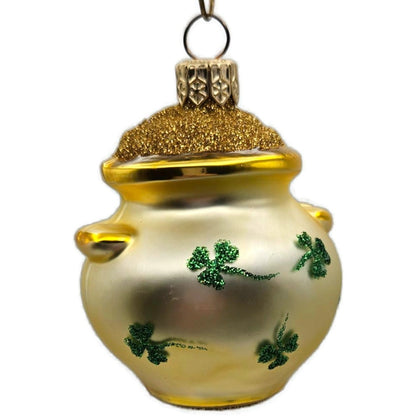 Patricia Breen A Walk In Dublin Pot Of Gold Shamrocks St. Patrick's Ornament CO