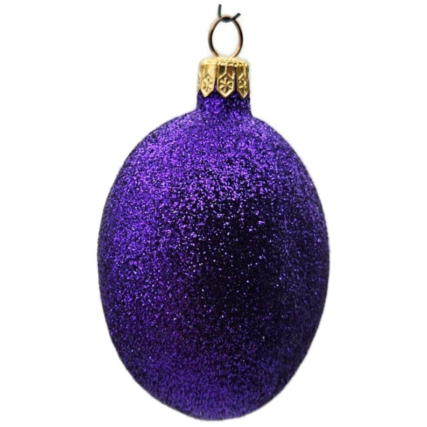 Patricia Breen Cleopatras Scarab Purple Gold Bug Glass Halloween Ornament 9709