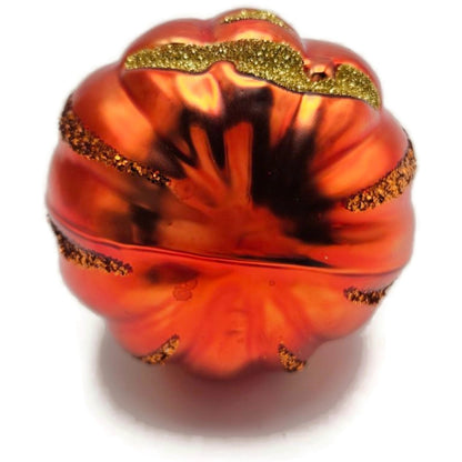 Patricia Breen Cat-O-Lantern Pumpkin Glass Christmas Halloween Ornament 9804