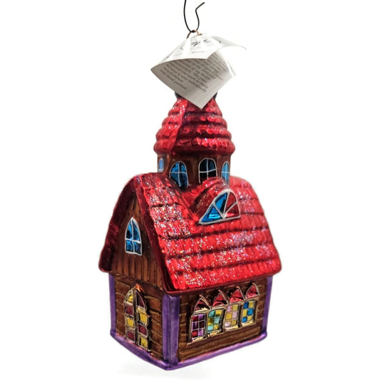 Christopher Radko Say A Lil Prayer Church Chapel Hill Christmas Tree Ornament