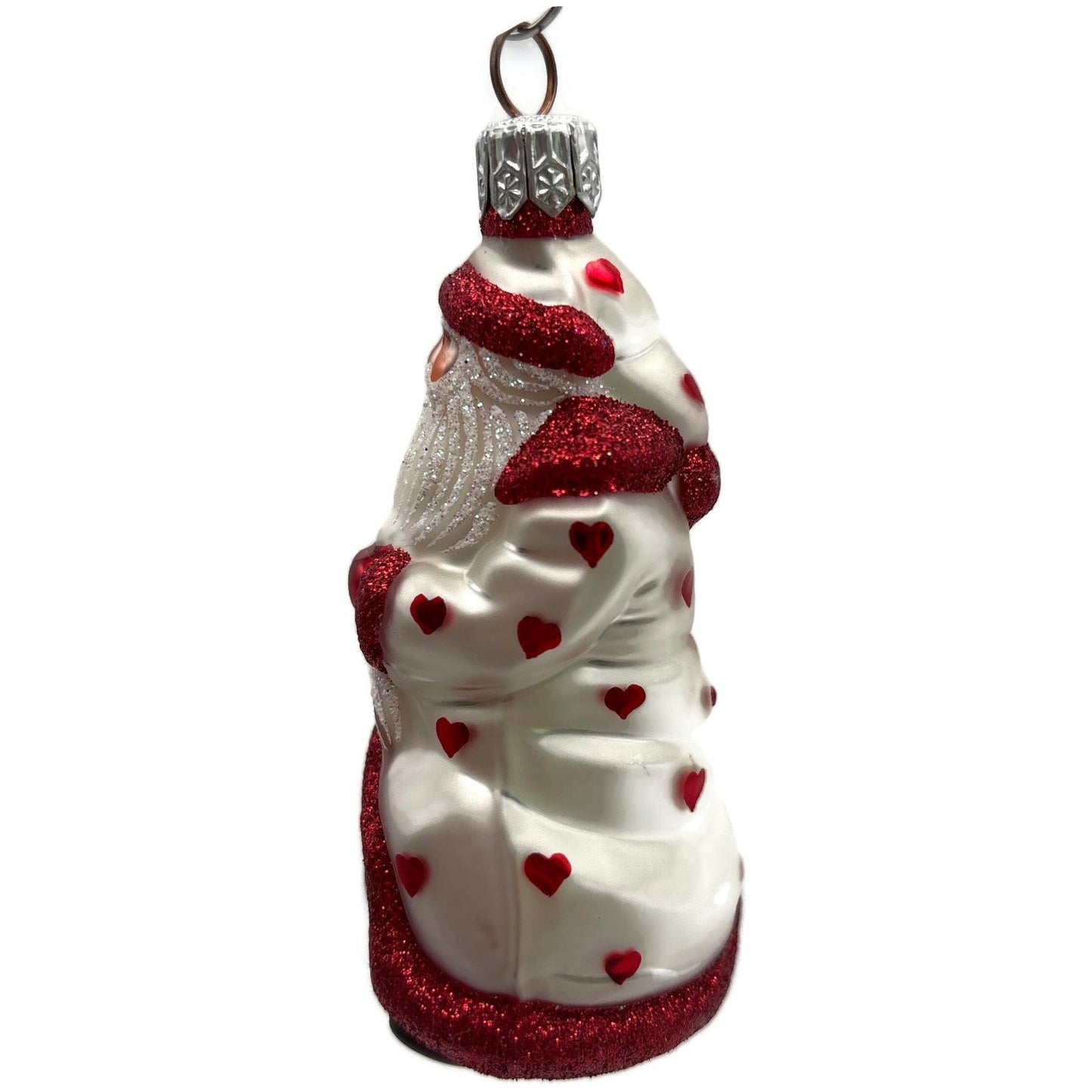 Patricia Breen Miniature Through Rain And Snow Pearl Hearts Valentines Ornament