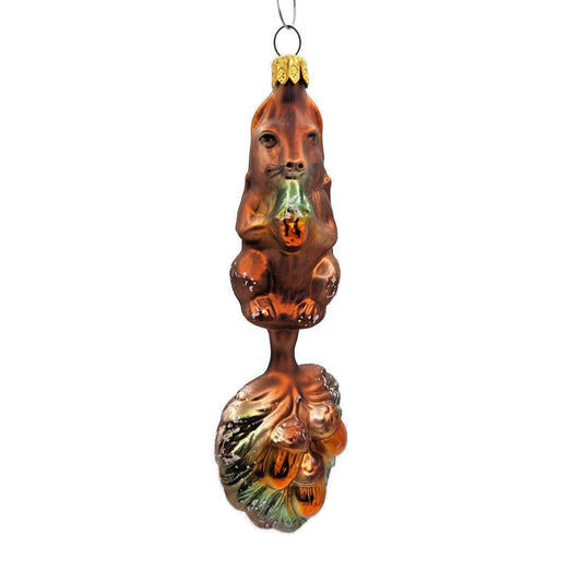 Christopher Radko Squirrelling Away Squirrel Nuts Christmas Ornament 94-039-1