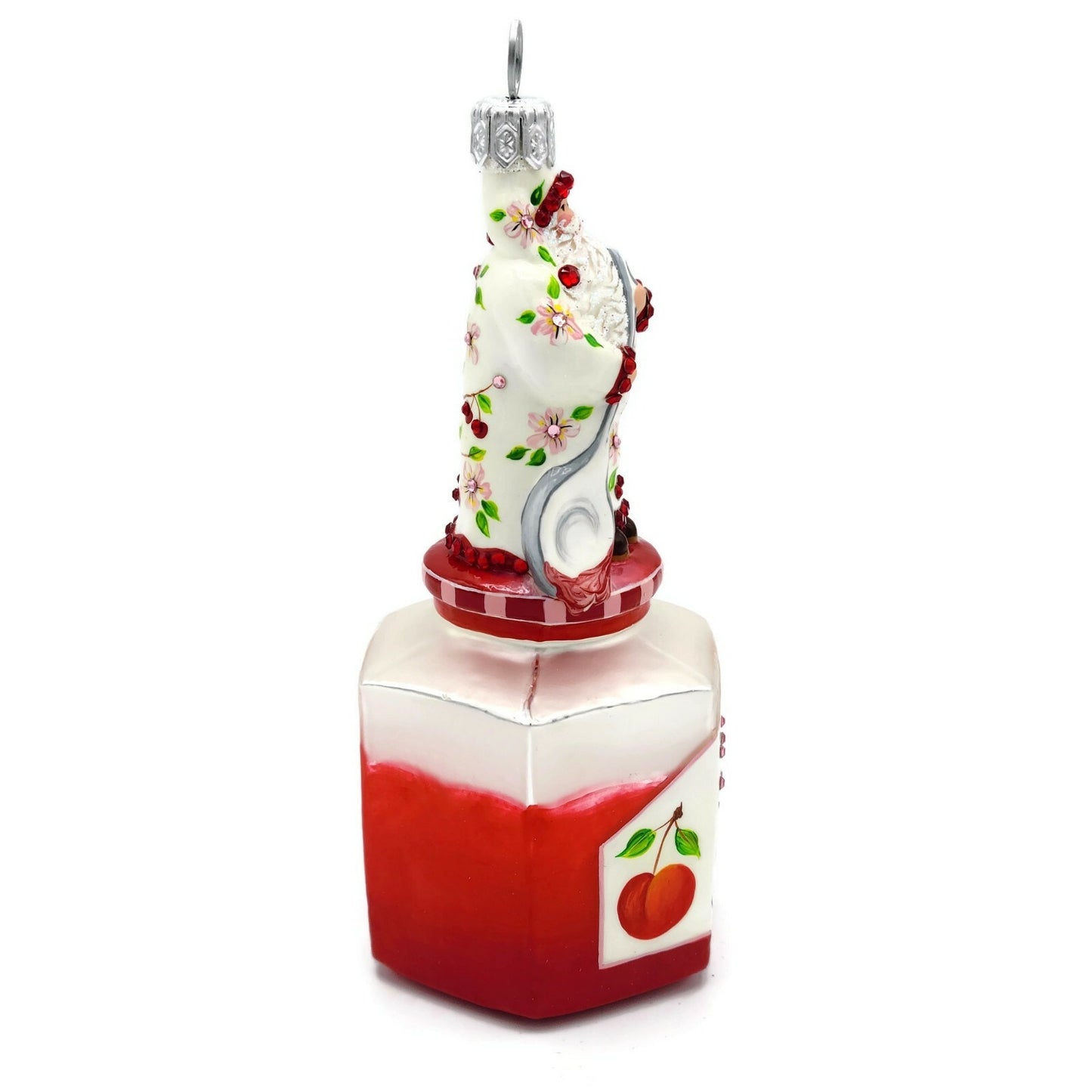 Patricia Breen Loving Spoonful Cherry Jam Santa Spring Free Standing Ornament