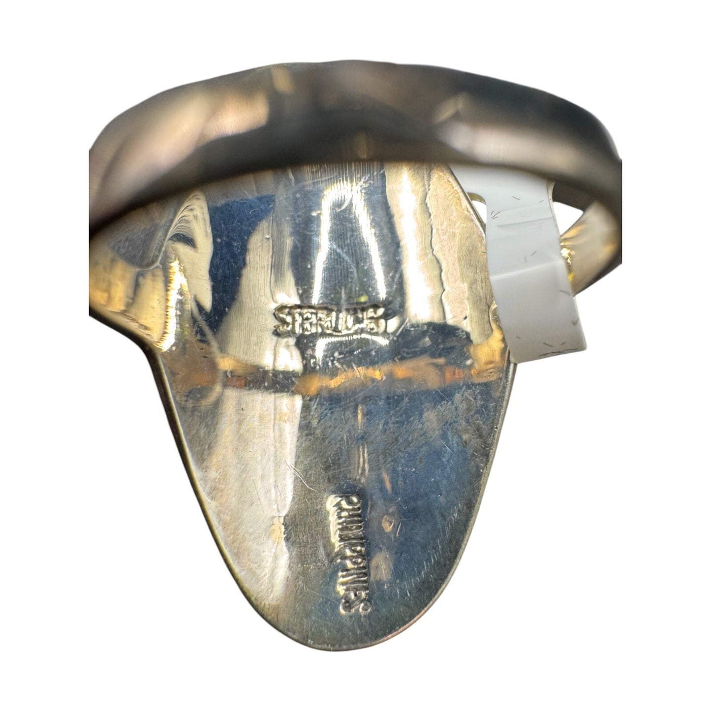 JTV Ring Turquoise Mother of Pearl Spiny Oyster Sterling Silver Ring Size 8 NEW