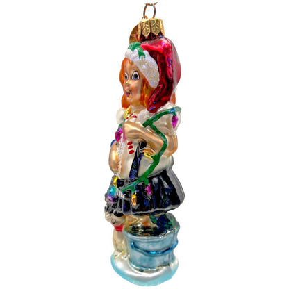 Christopher Radko Eloise At Christmastime Glass Christmas Ornament 00-FAO-02