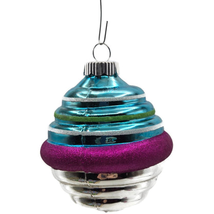 Christopher Radko Shiny Brite Lantern Reflector Christmas Tree Ornament Set of 6