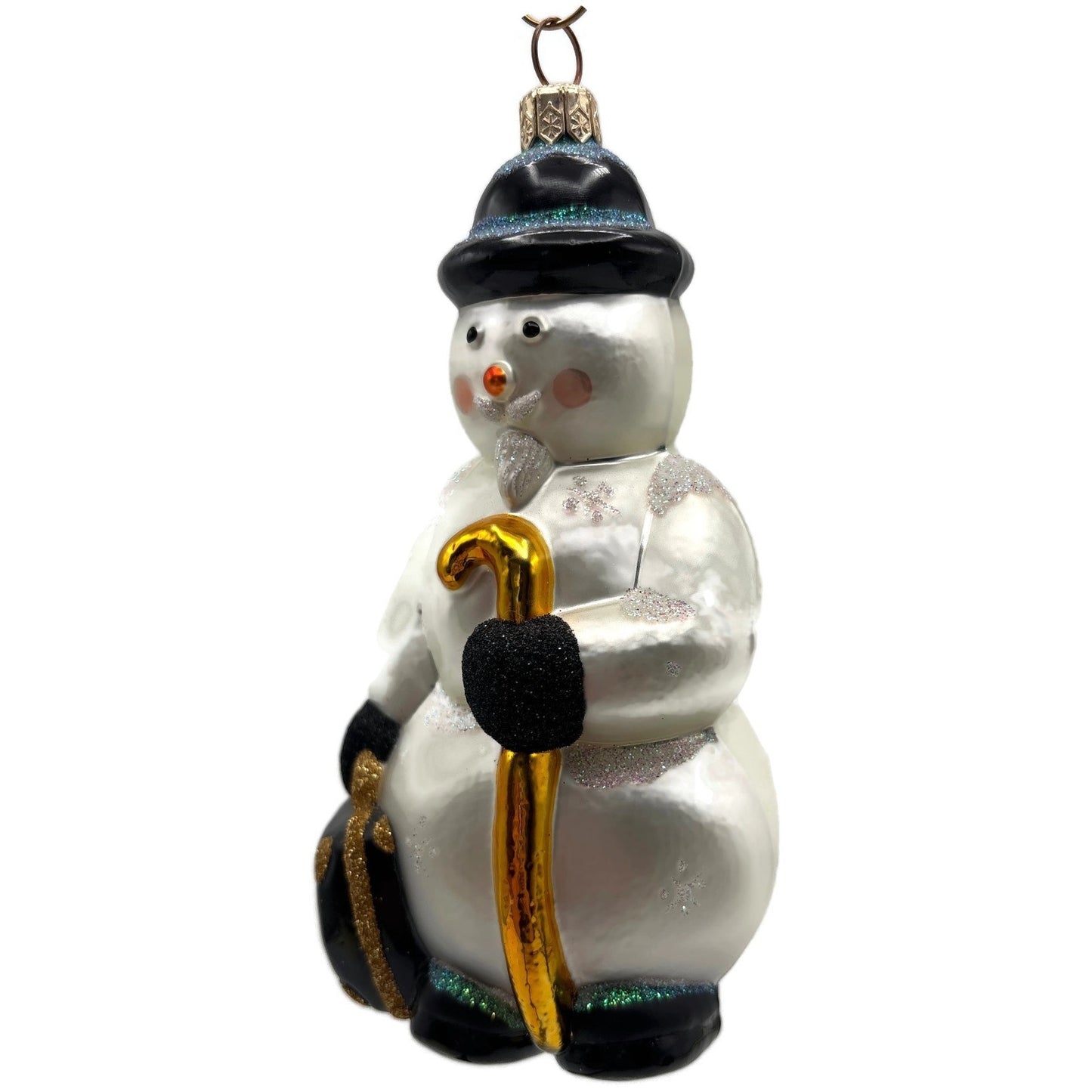 Patricia Breen Professor Mercury Snowman Christmas Tree Ornament Neiman Marcus