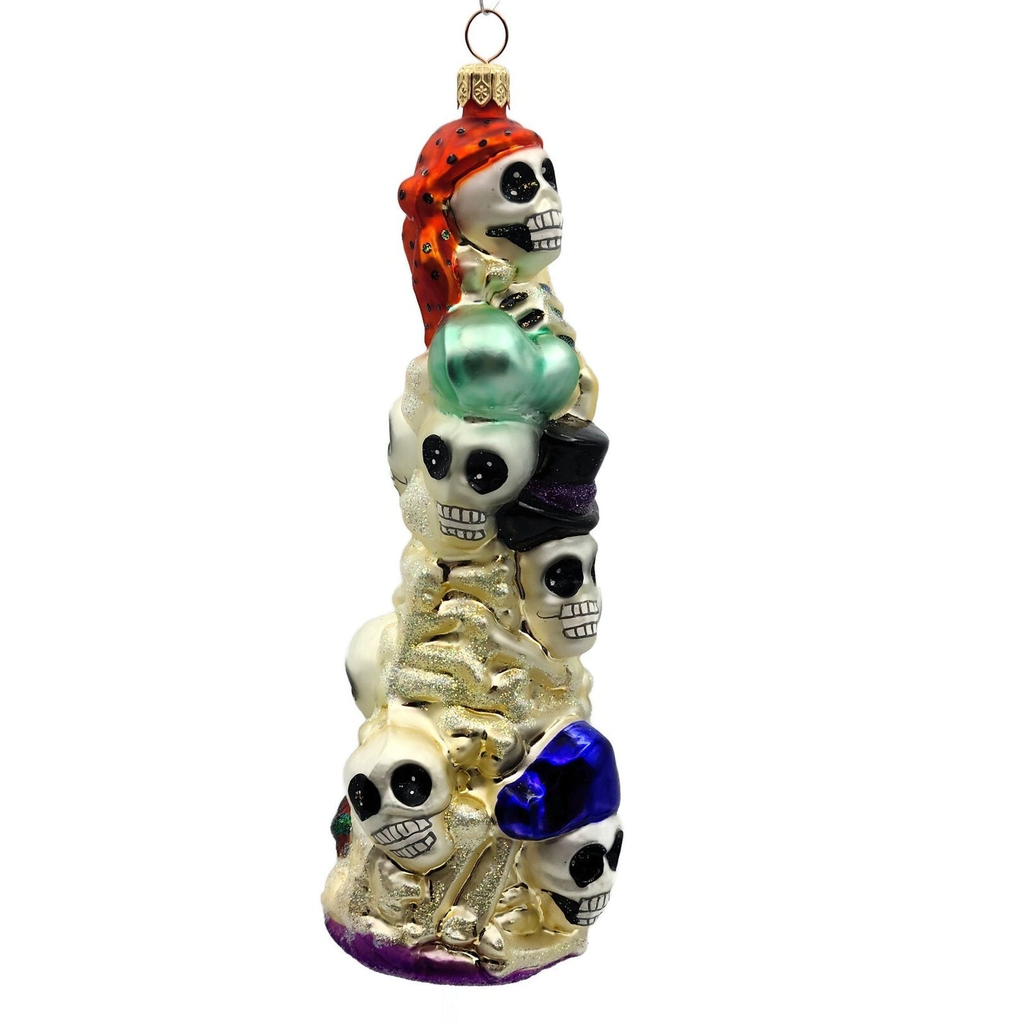 Christopher Radko Skeleton Crew Skull Pirate Halloween Tree Ornament 99-193-0
