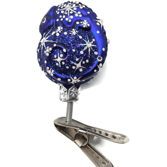Patricia Breen Ultra Miniature Chameleon Snowflakes Clip On Christmas Ornament