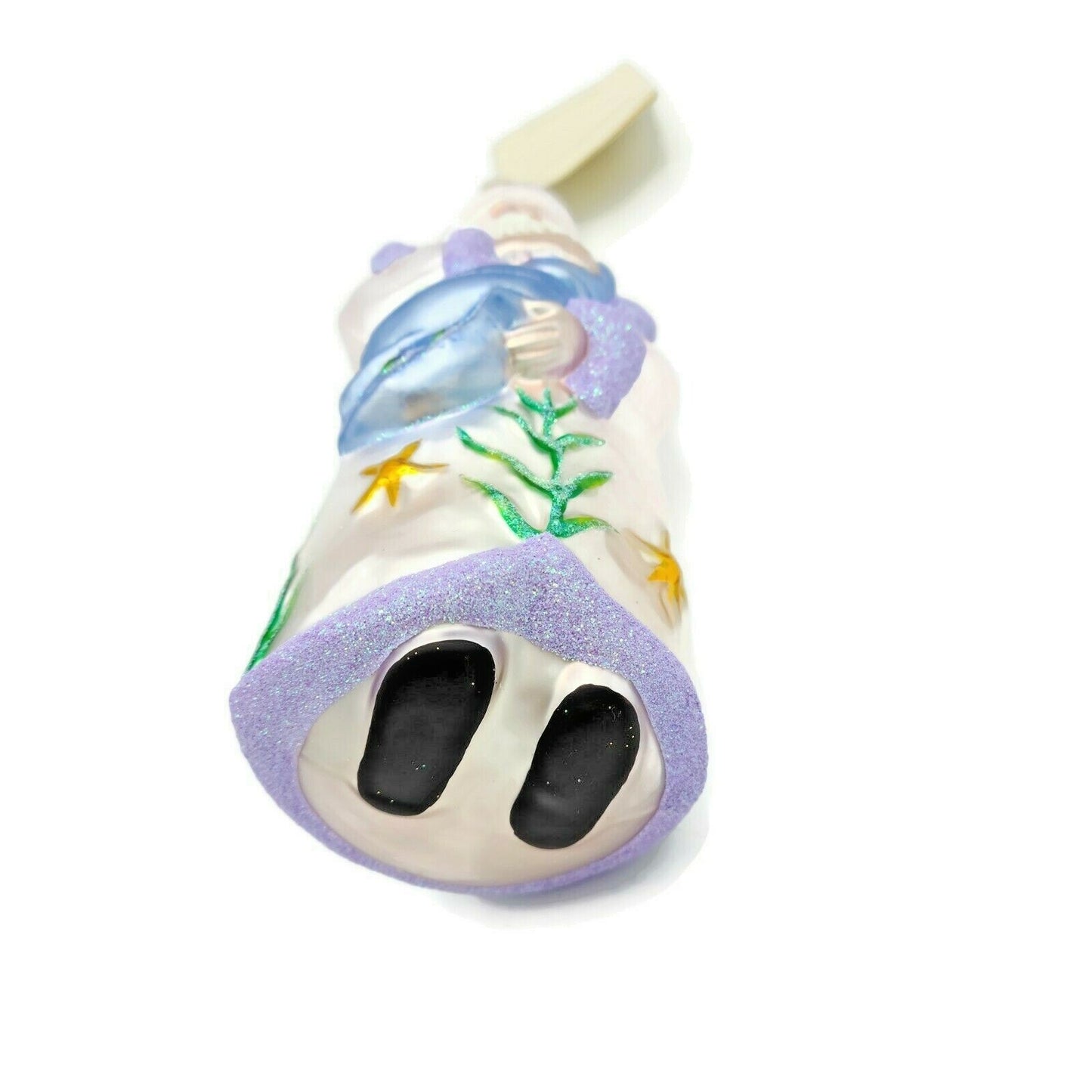 Patricia Breen Poseidon Santa Deep Sea Lavender Christmas Tree Holiday Ornament