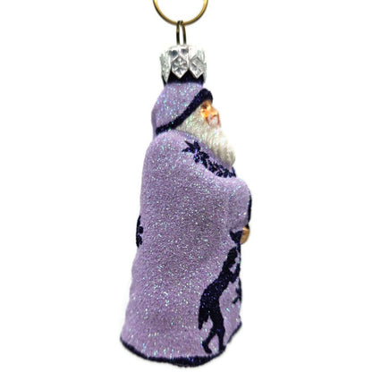 Patricia Breen Mini Redoute Santa Lavender Silhouettes Christmas Ornament 2426