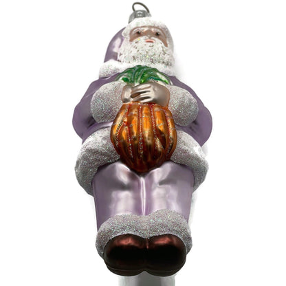 Patricia Breen A Snack for Rudolph Lavender Signed Carrots Christmas Ornament