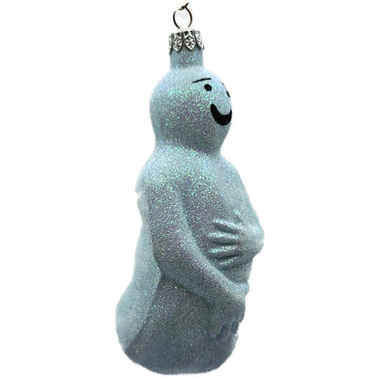Patricia Breen Oscar Blue Ghost Glittered Halloween Christmas Tree Ornament