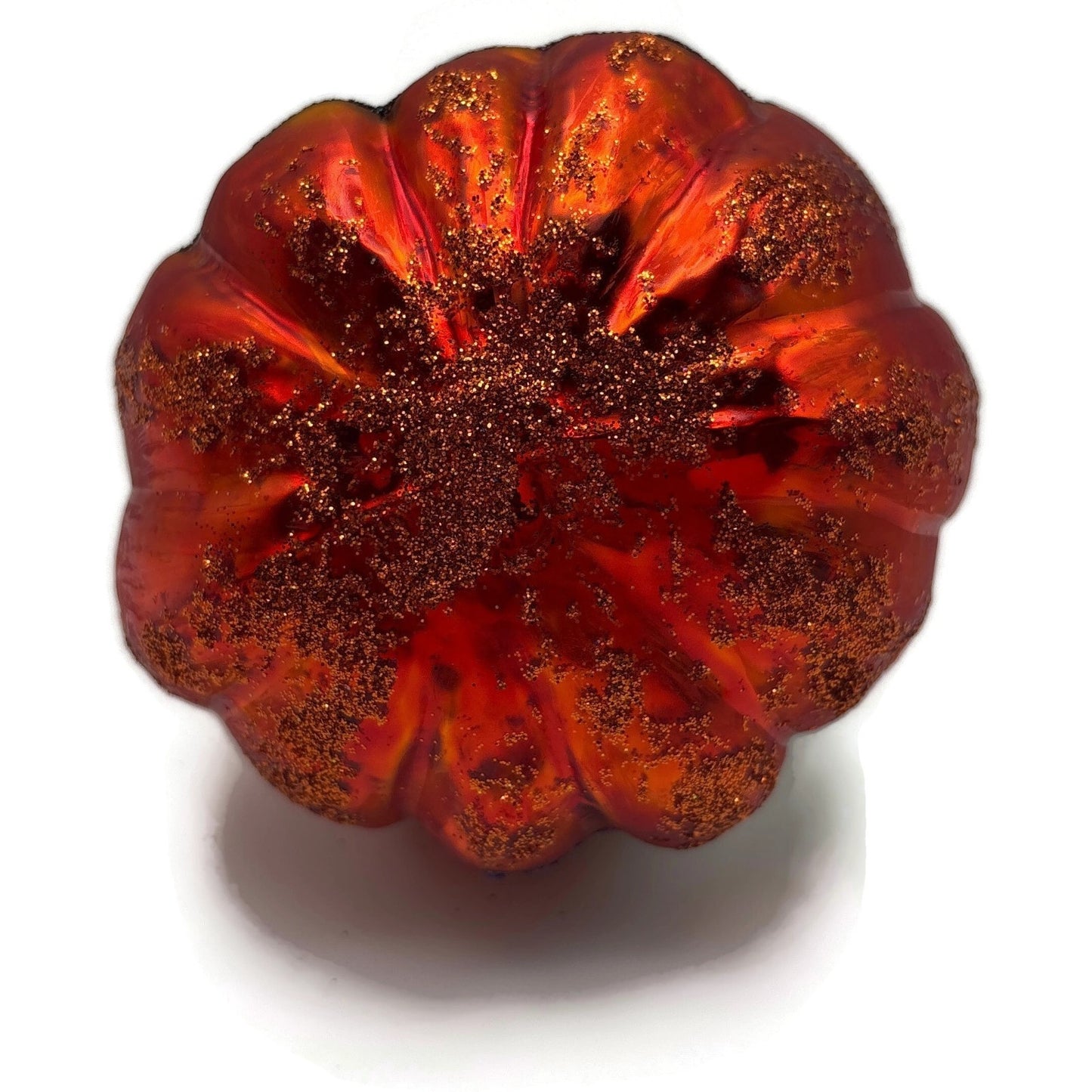 Slavic Treasures Ghastly Gilbert Orange Pumpkin Halloween Ornament 01-449-A