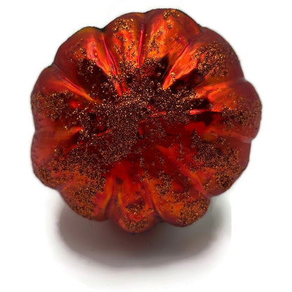 Slavic Treasures Ghastly Gilbert Orange Pumpkin Halloween Ornament 01-449-A