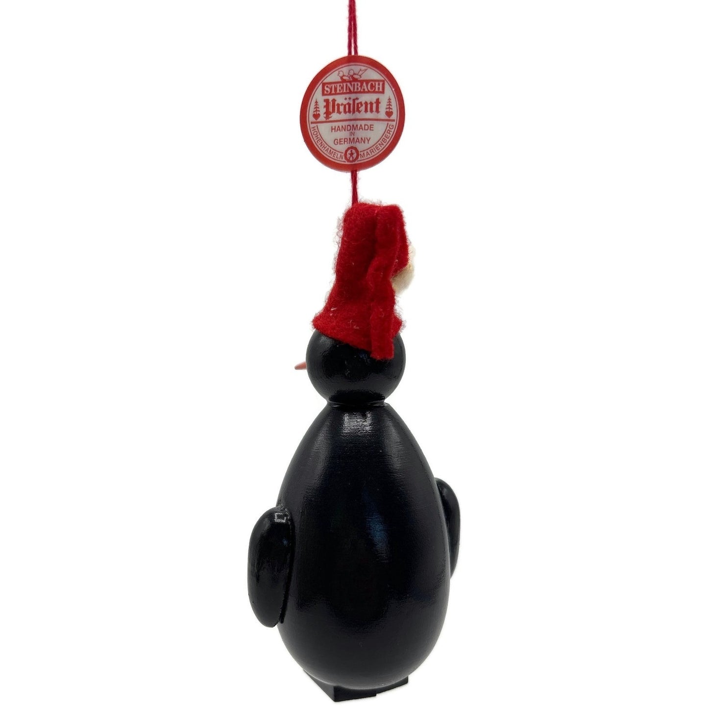 Steinbach Penguin Black Handmade Wooden German Animal Christmas Tree Ornament