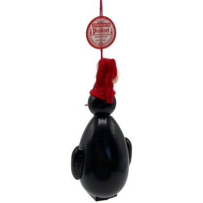 Steinbach Penguin Black Handmade Wooden German Animal Christmas Tree Ornament