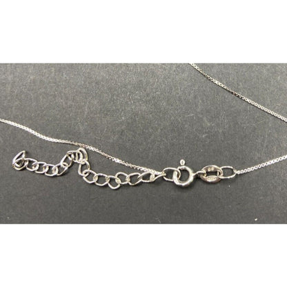 Red Mahaleo Ruby Rhodium Cross Pendant 925 Sterling Box Chain Necklace