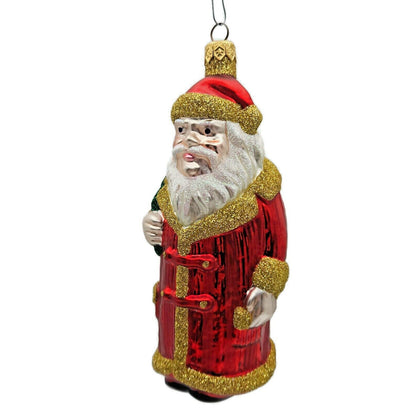 Patricia Breen Striped Santa Claus Red Red Stripes Christmas Tree Ornament