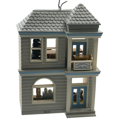 Hallmark Ornament Keepsake Korners Coffee Shop 2021 Nostalgic Christmas Tree