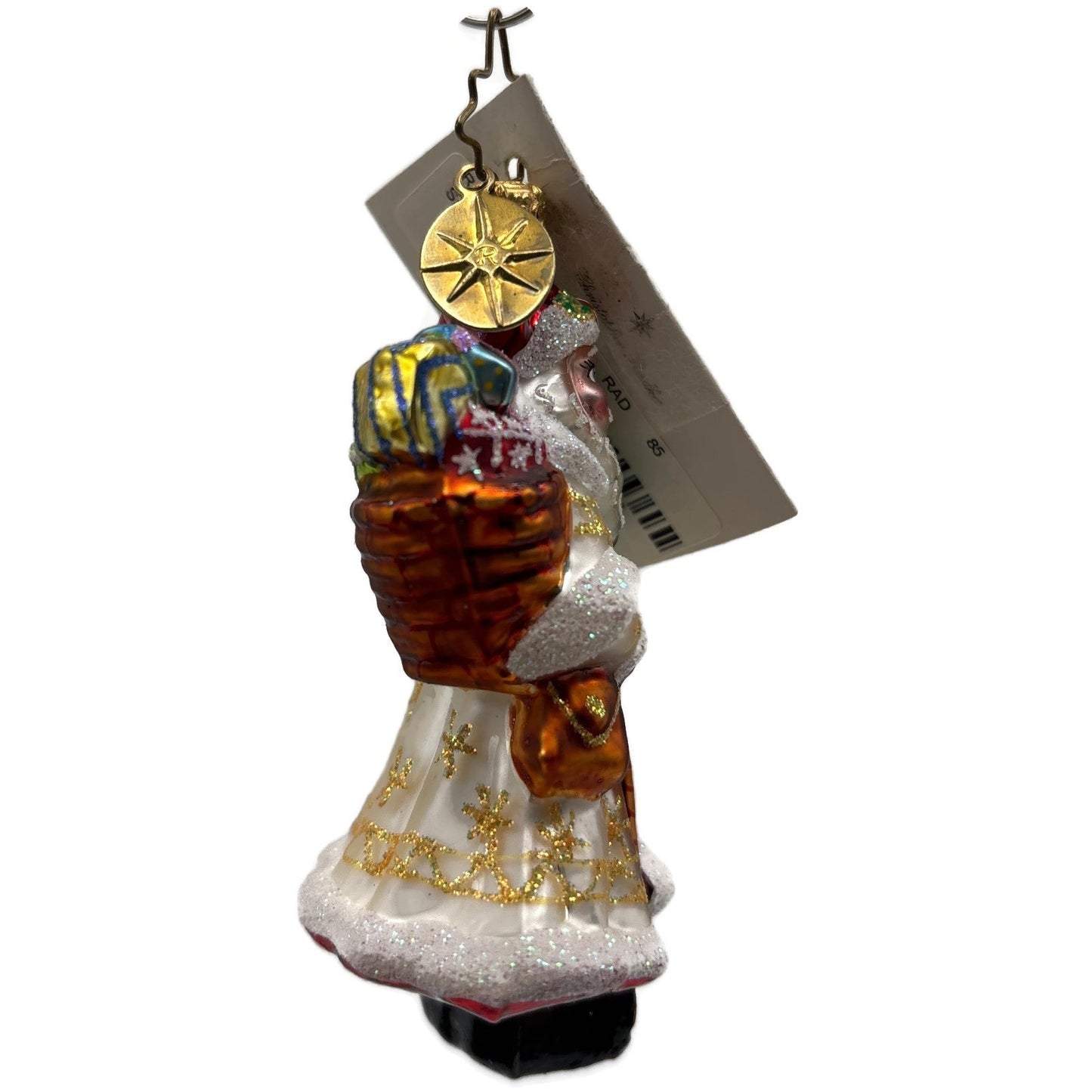 Christopher Radko Satin Winter Nick Little Gems Christmas Tree Ornament 1011242