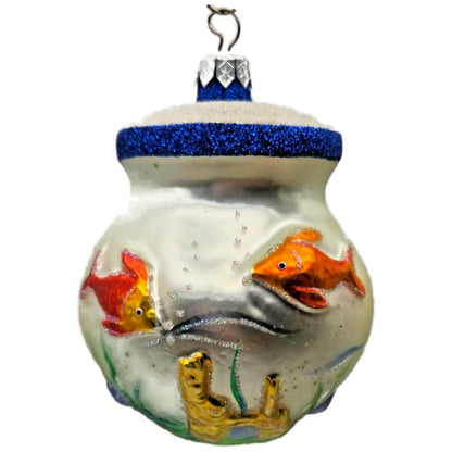 Patricia Breen Wish You Were Here Fishbowl Summer Nautical Christmas Ornament