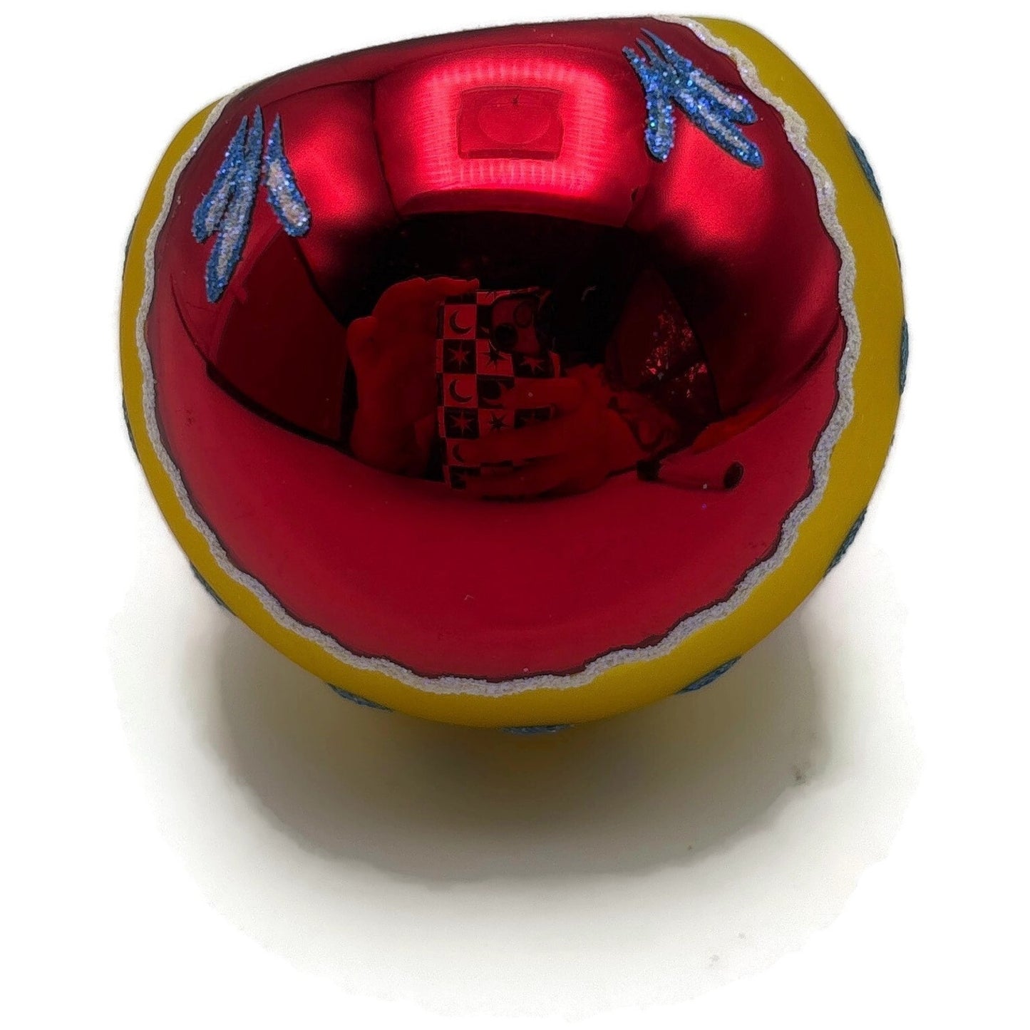 Christopher Radko Fantasia Kensington Glow Reflector Ball Christmas Ornament