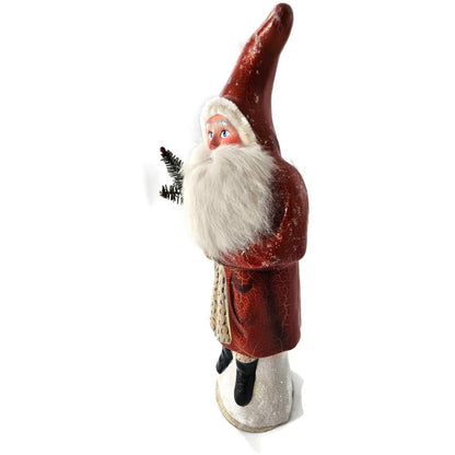 Christopher Radko Ino Schaller Christmas Santa Claus Signed Paper Mache Germany