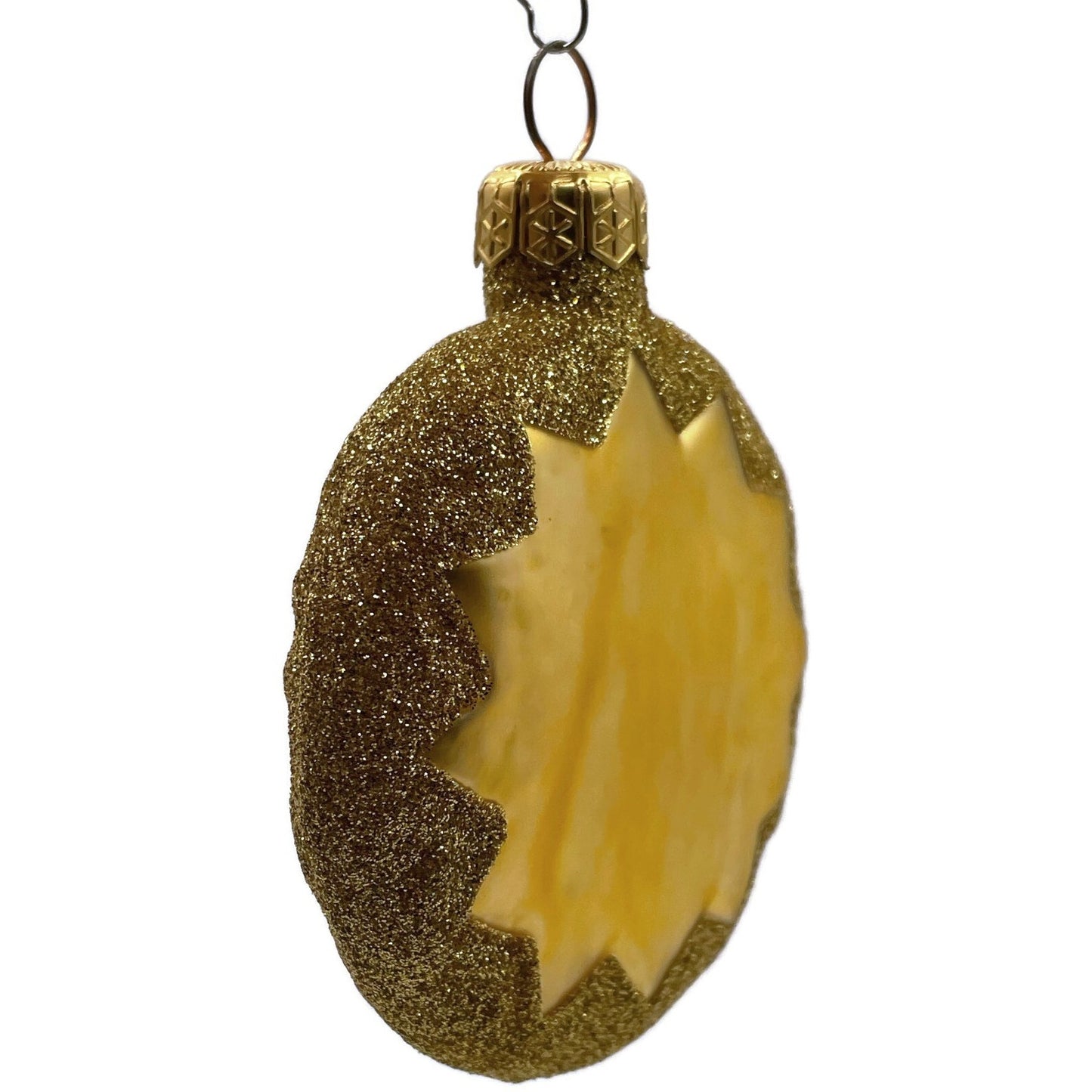 Patricia Breen Sunflower Sun Glittered Tips Gold Summer Christmas Ornament 9516
