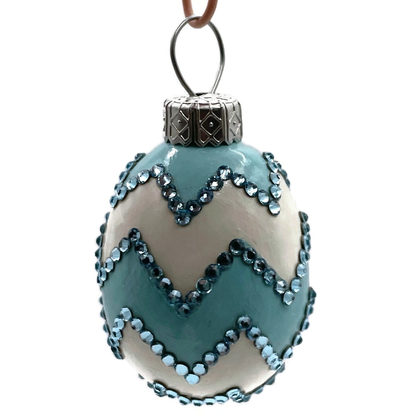 Patricia Breen Miniature Egg Zelda Turquoise Easter Christmas Tree Ornament